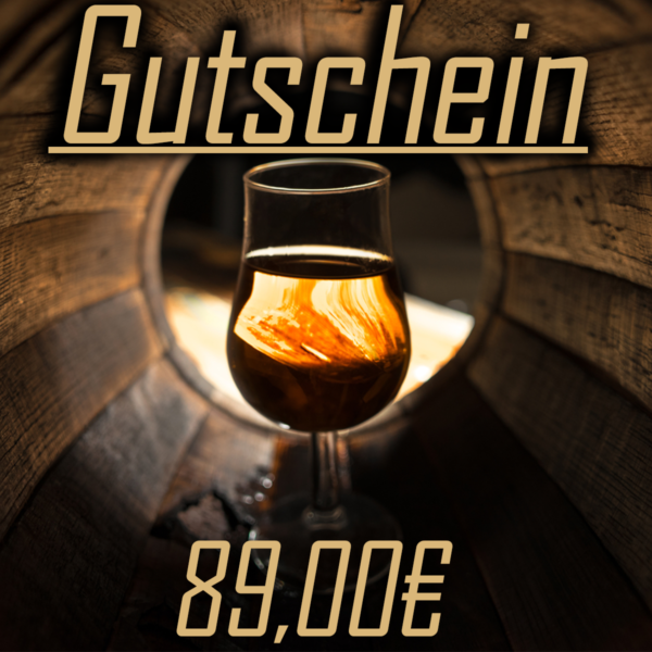 Gutschein 89€ - schöne Papier-Geschenkkarte (per Post, nicht ausdruckbar)