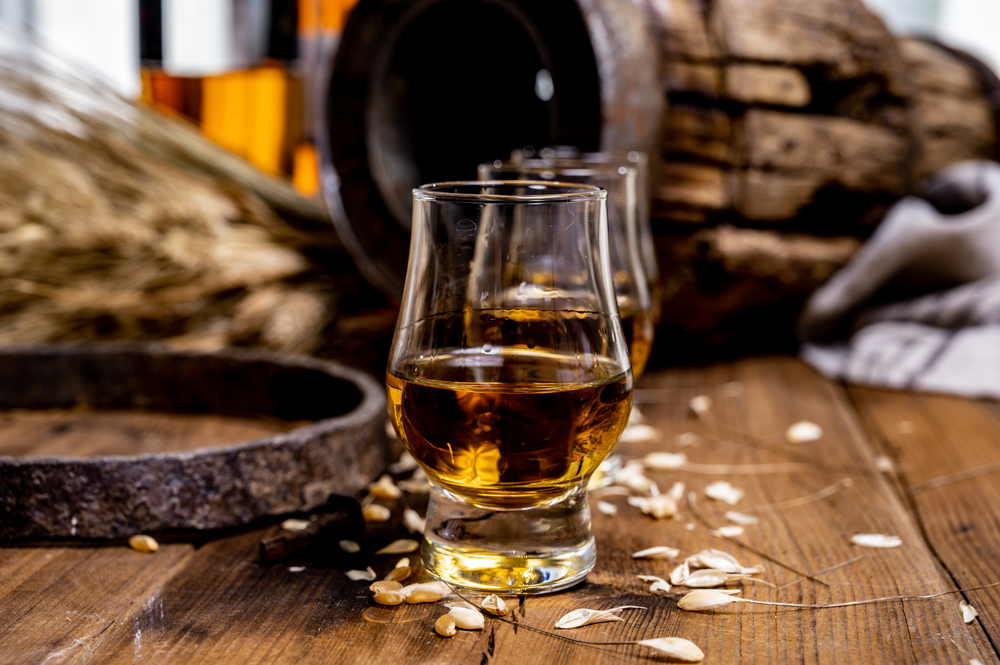 Whisky von schottischen Inseln